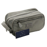BAIN MILLER - NYLON TOILETRY BAG - GREY